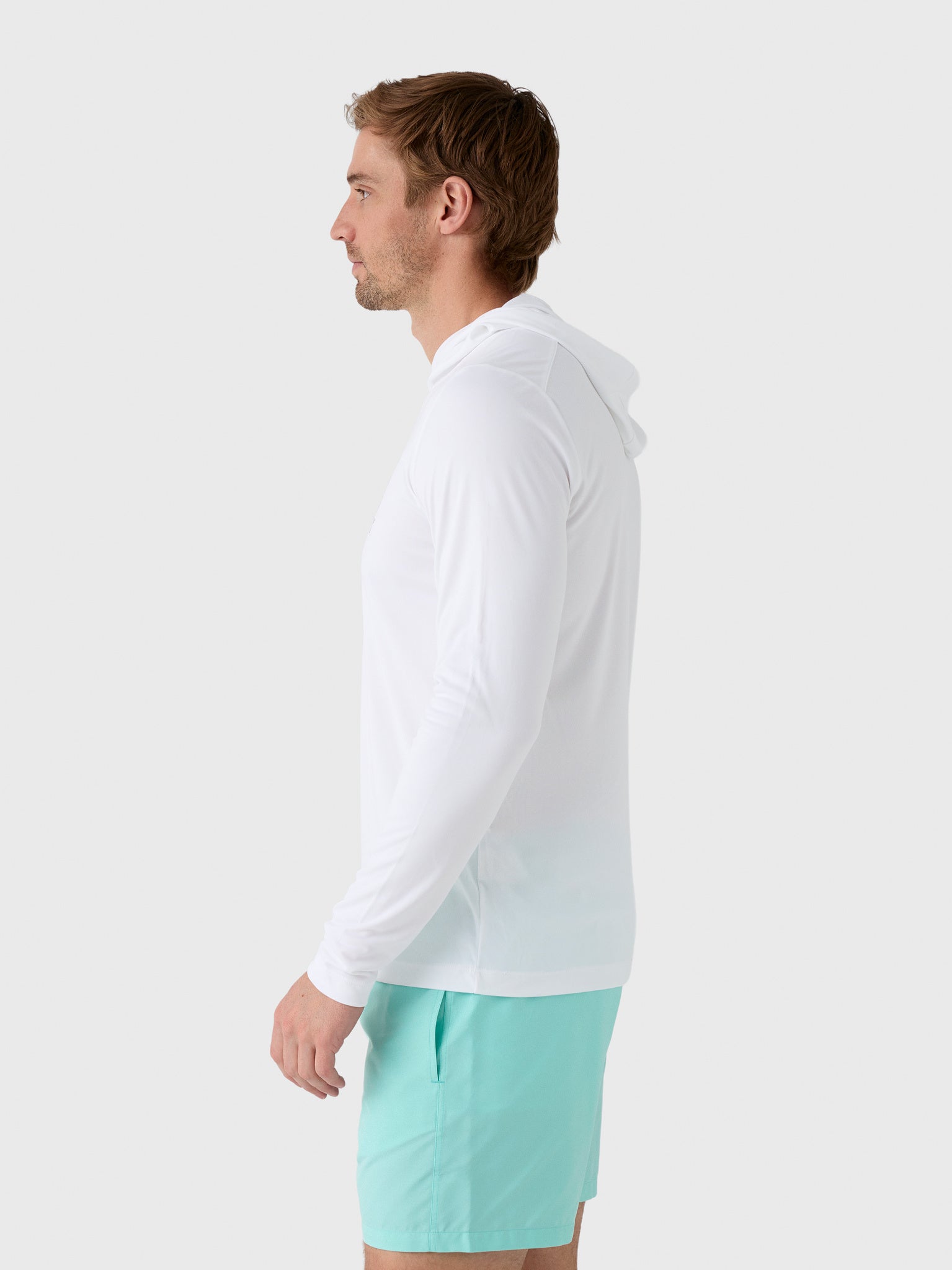 Saint Bernard Men's Palm Long Sleeve Hooded Sun Shirt - Saint Bernard