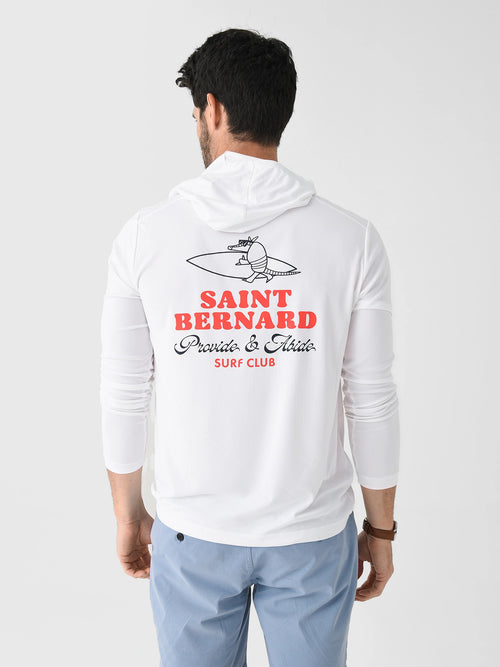 Saint Bernard Men's Surf Club Long Sleeve Hooded Tee