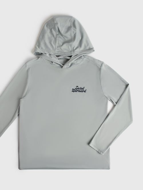 Saint Bernard Boys' Armadillo Surf Club Long Sleeve Hooded Sun Shirt