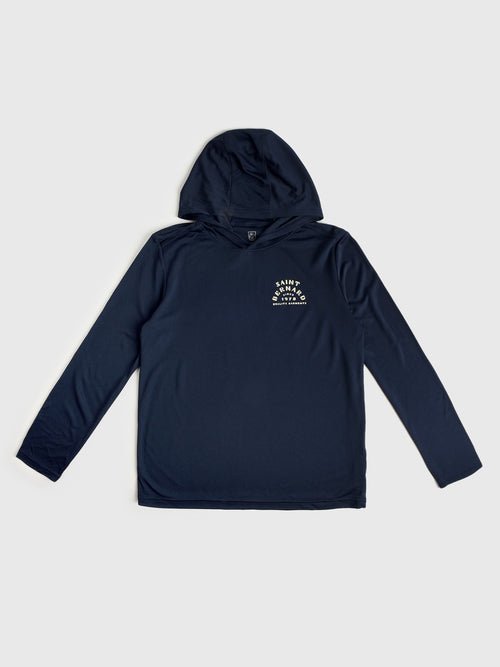 Saint Bernard Boys' Turtle Long Sleeve Hooded Sun Shirt