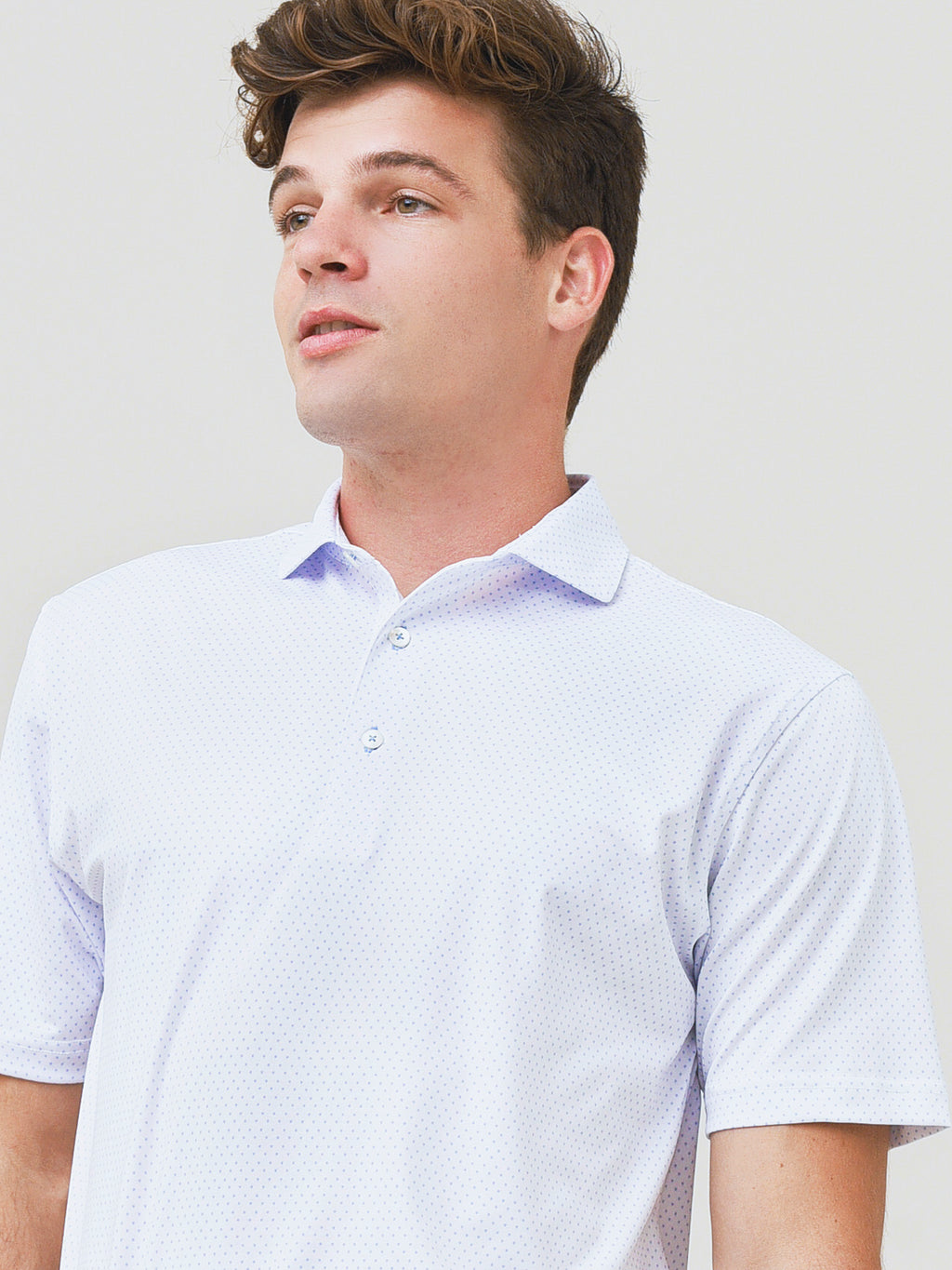 Saint Bernard Men's Grant Birdseye Performance Polo - Saint Bernard