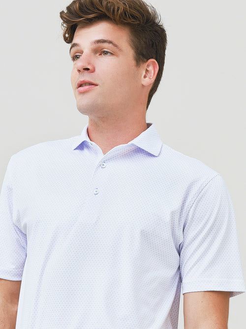 Saint Bernard Men's Grant Birdseye Performance Polo