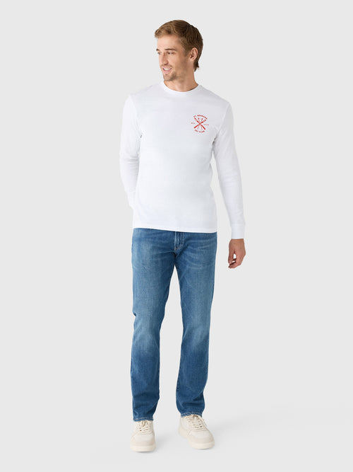 Saint Bernard Men's Ski Club Long Sleeve Tee - Saint Bernard