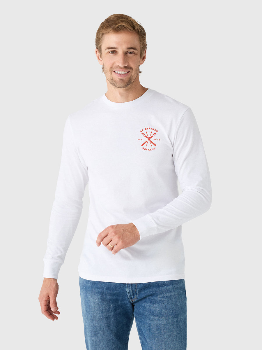 Saint Bernard Men's Ski Club Long Sleeve Tee
