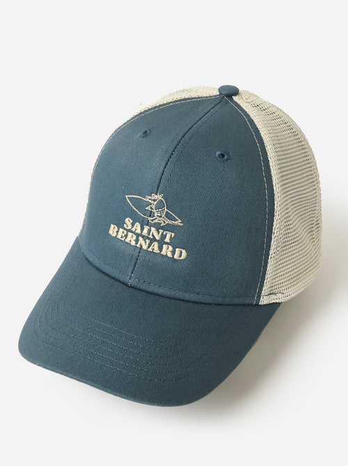 Saint Bernard Surf Board Trucker Hat