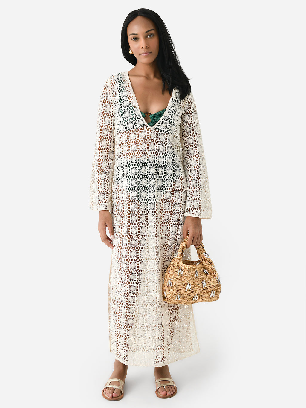 Honorine Women's Harlow Long Cover-Up - Saint Bernard