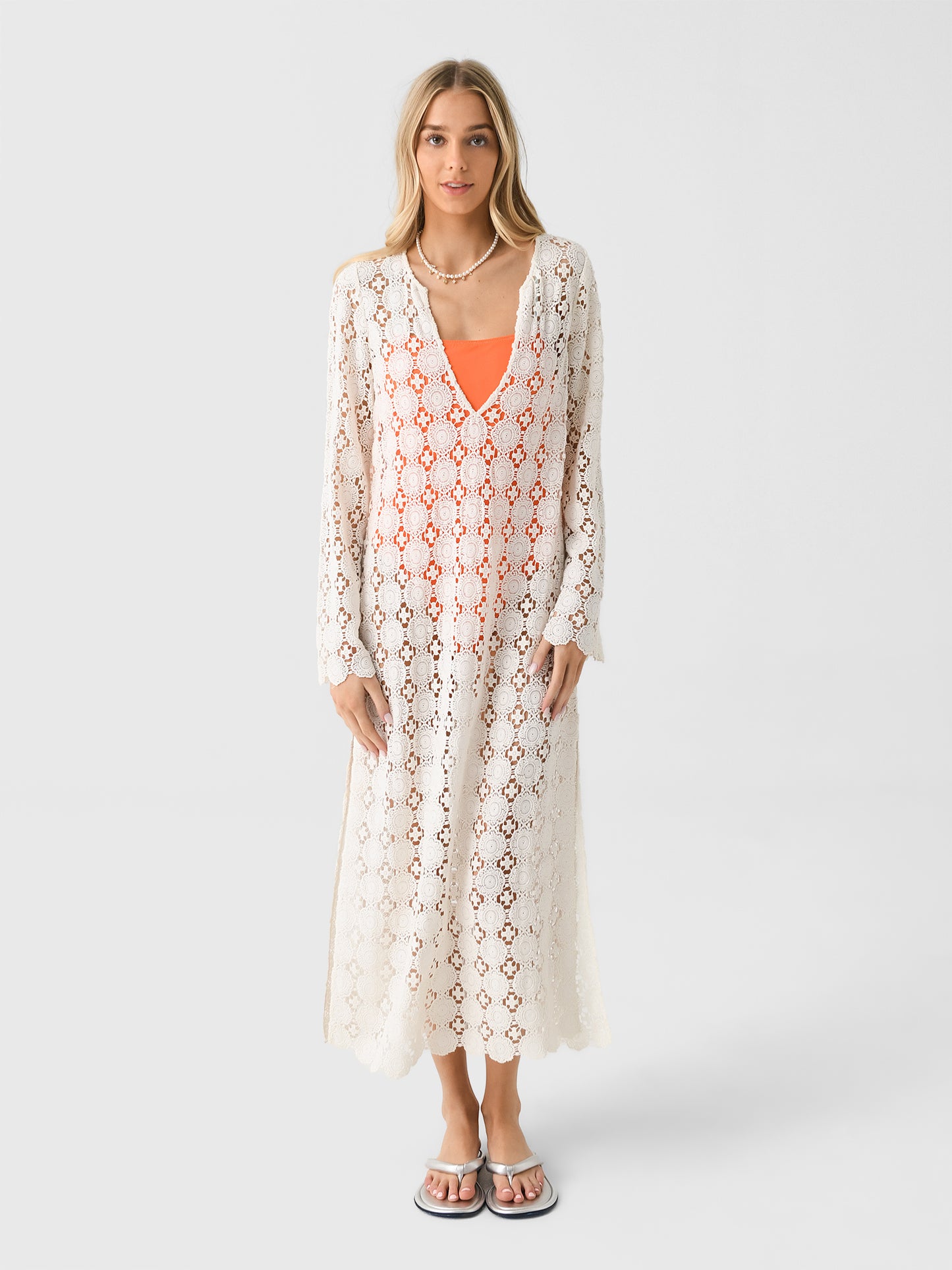 Honorine Women's Josephine Long Cover-Up - Saint Bernard