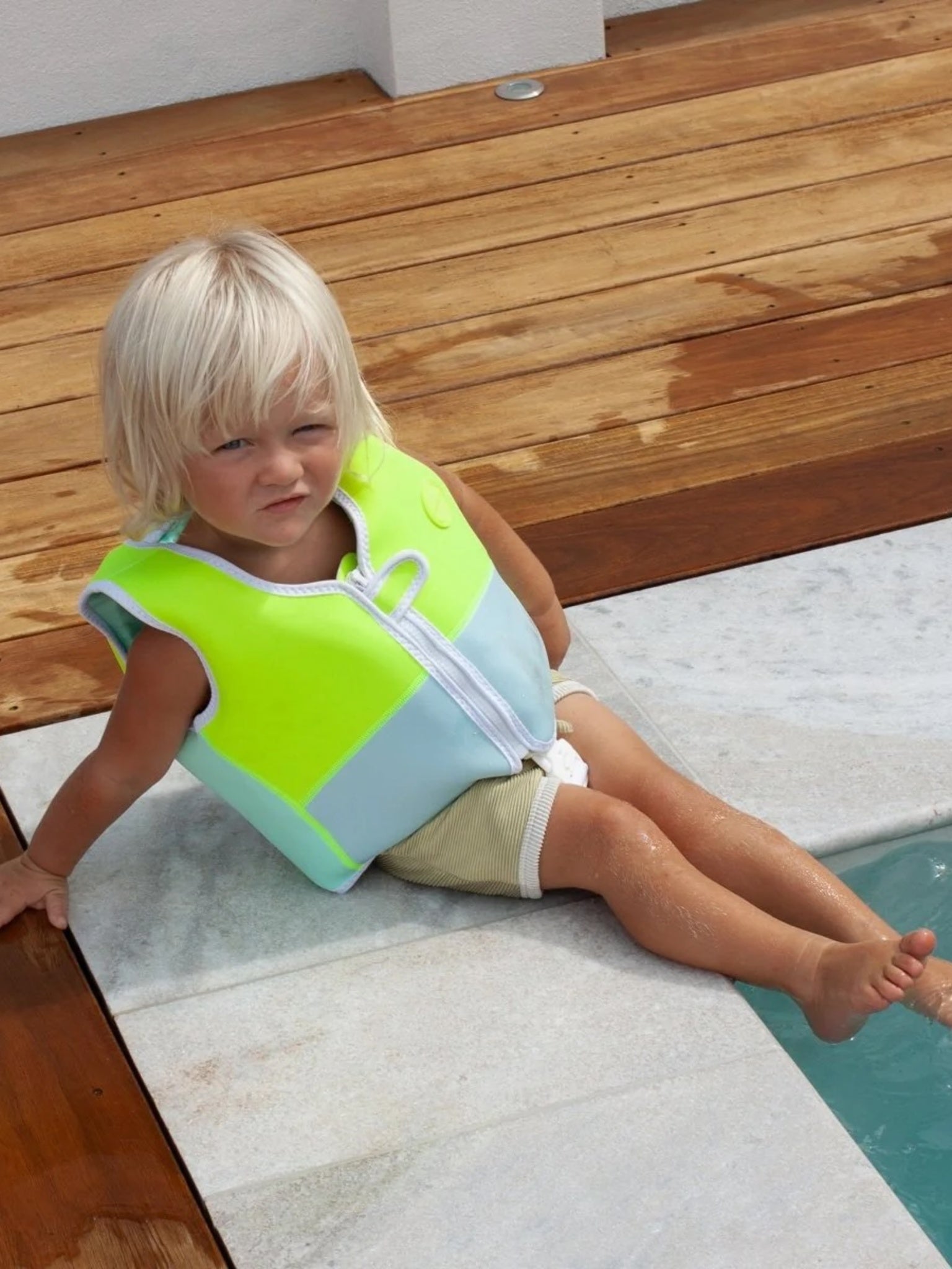 Sunnylife Salty The Shark Swim Vest - Saint Bernard