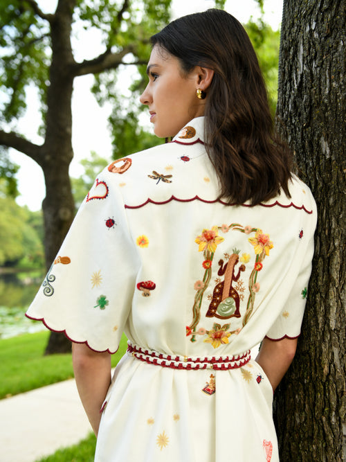 Antipodean Women's Queen Of Hearts Shirt Dress