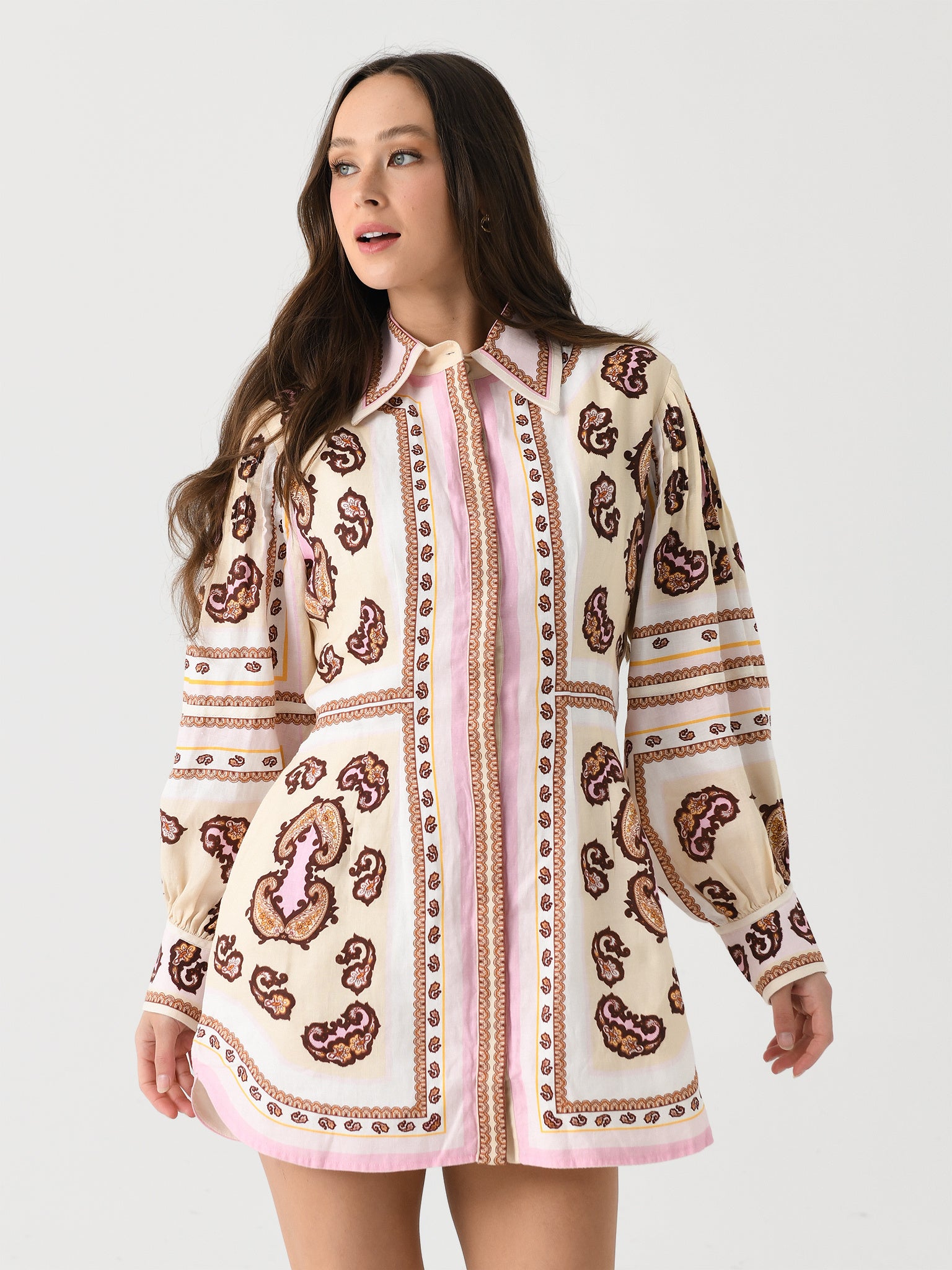 Antipodean Women's Jagger Fitted Waist Mini Dress - Saint Bernard