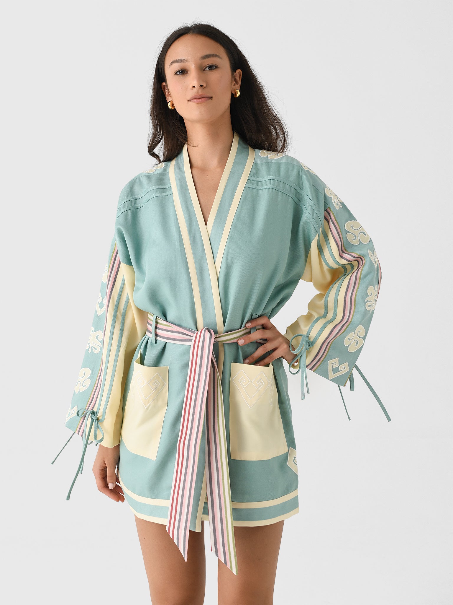 Antipodean Women's Gold Rush Patch Pocket Robe - Saint Bernard