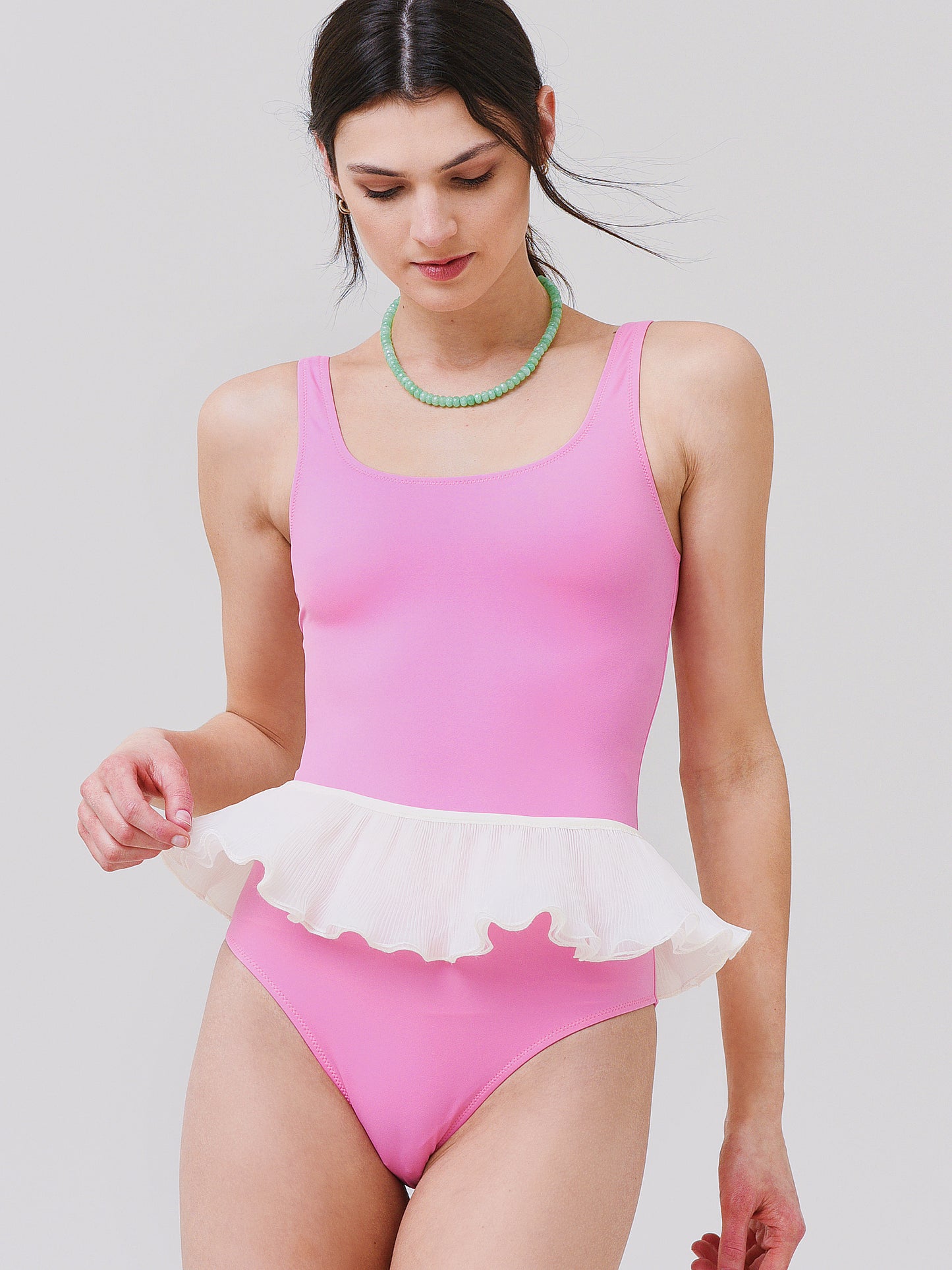 Sleeper Women's Ariel Swimsuit With Detachable Basque - Saint Bernard