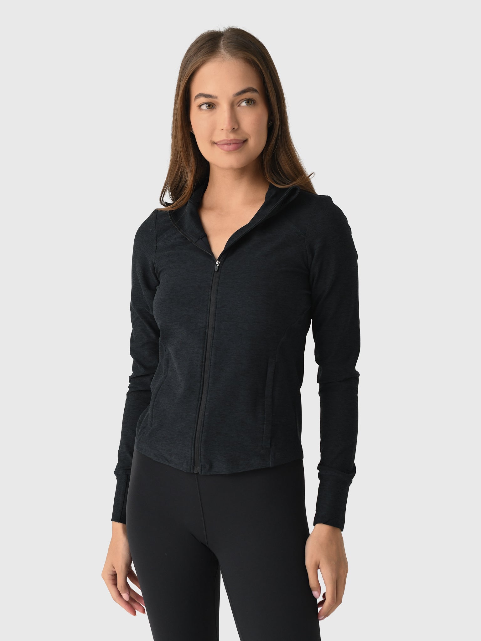 Beyond Yoga Women's Spacedye Trails Active Jacket - Saint Bernard