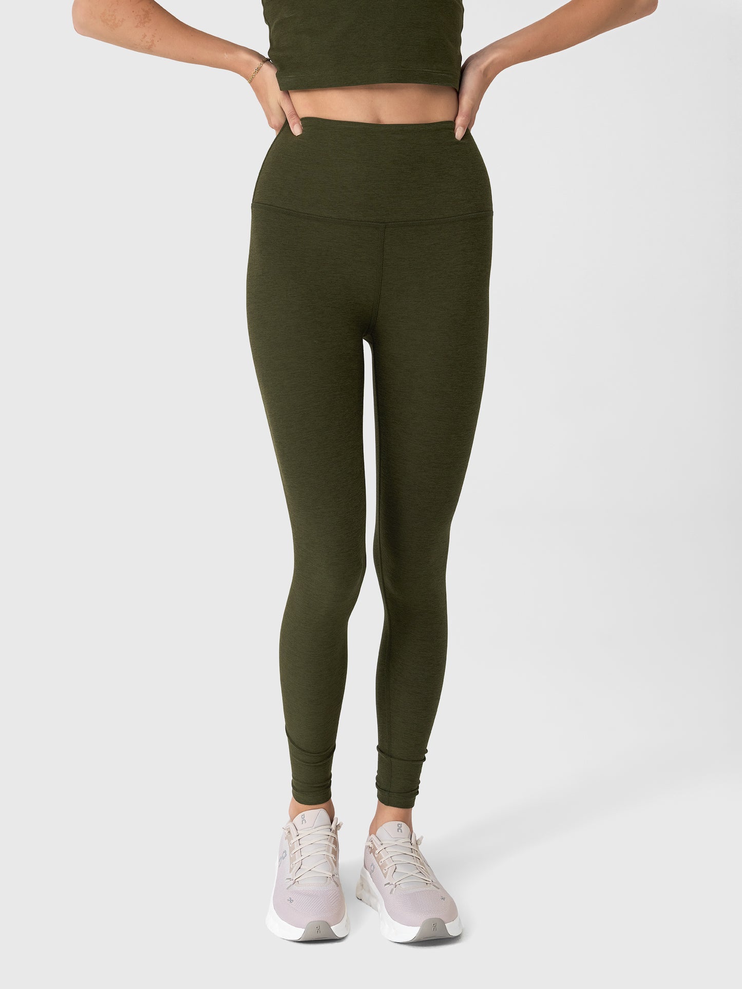 Beyond Yoga Women's Spacedye Caught In The Midi High Waisted Legging - Saint Bernard