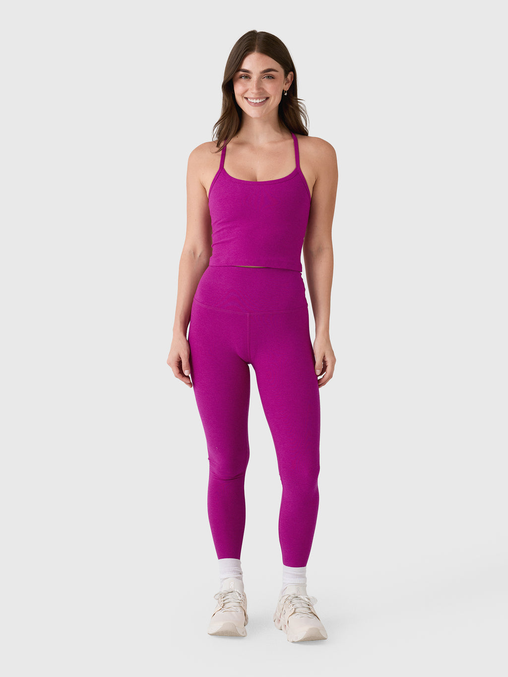 Beyond Yoga Women's Spacedye Caught In The Midi High Waisted Legging - Saint Bernard