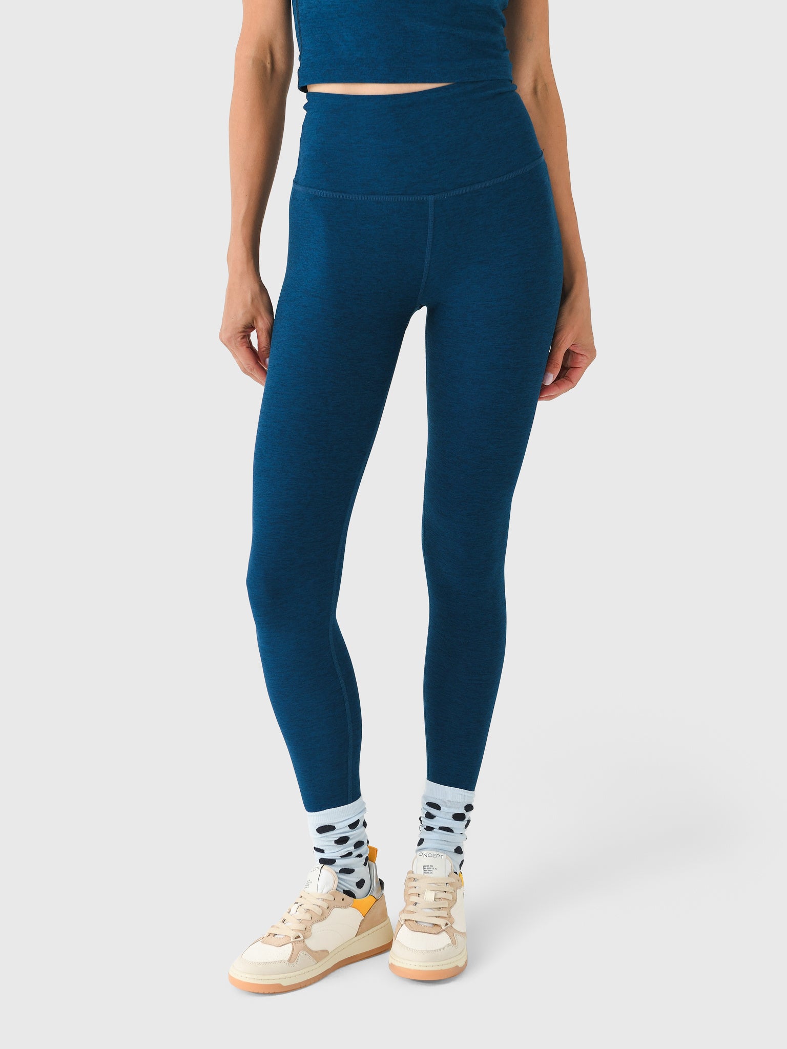 Beyond Yoga Women's Spacedye Caught In The Midi High Waisted Legging - Saint Bernard