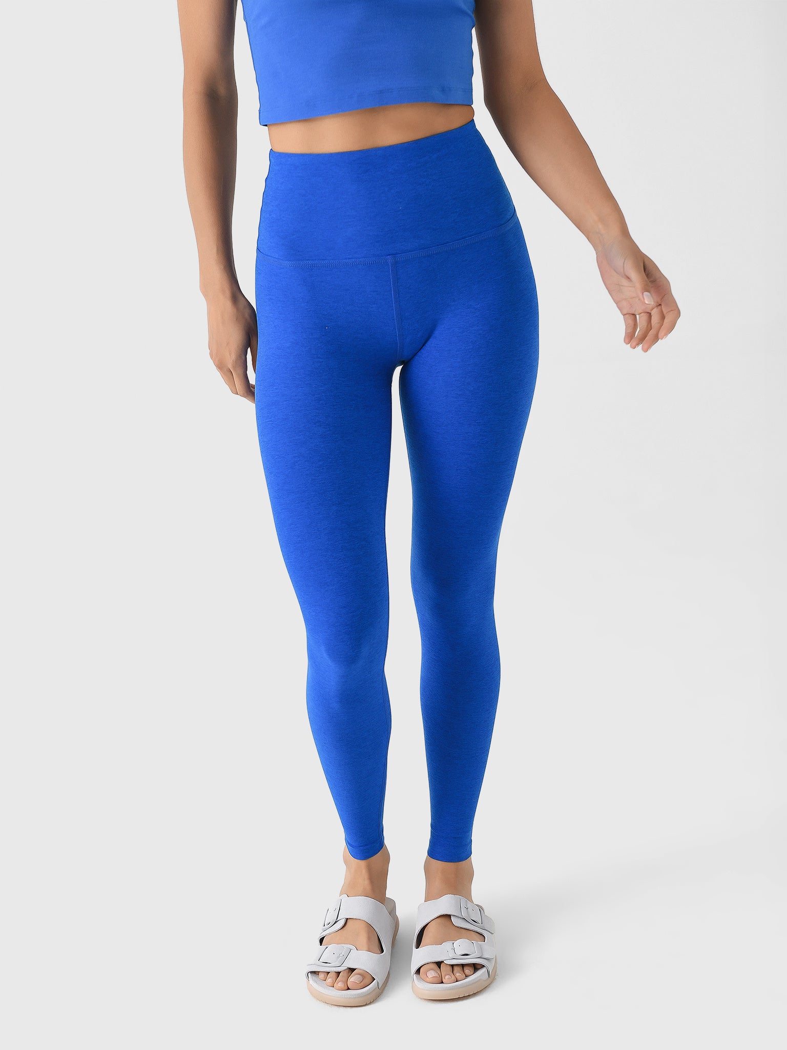 Beyond Yoga Women's Spacedye Caught In The Midi High Waisted Legging - Saint Bernard