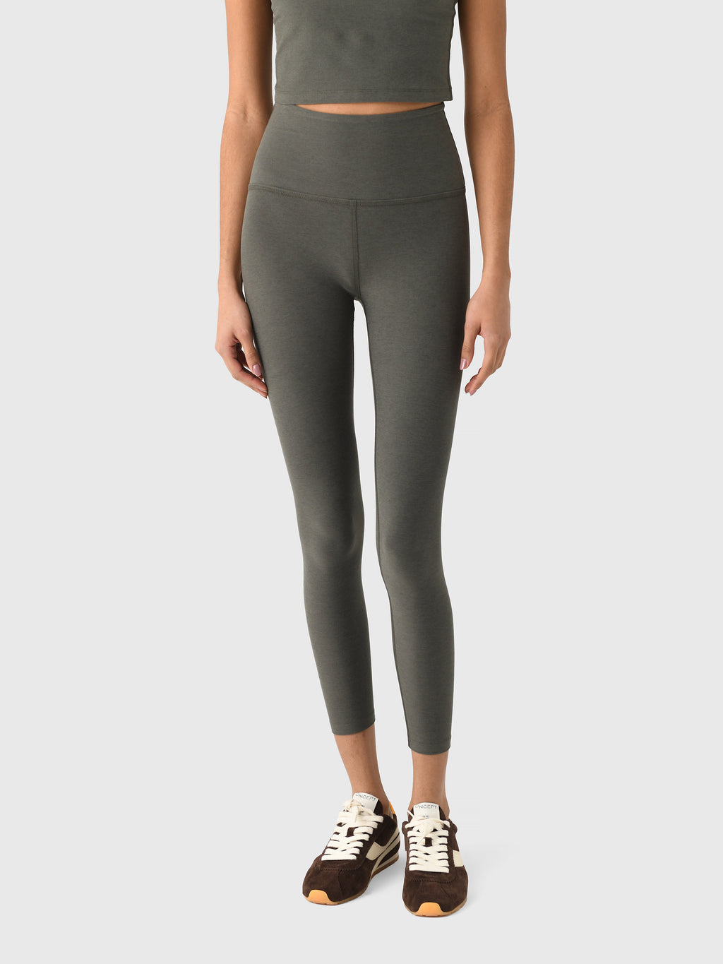 Beyond Yoga Women's Spacedye Caught In The Midi High Waisted Legging - Saint Bernard