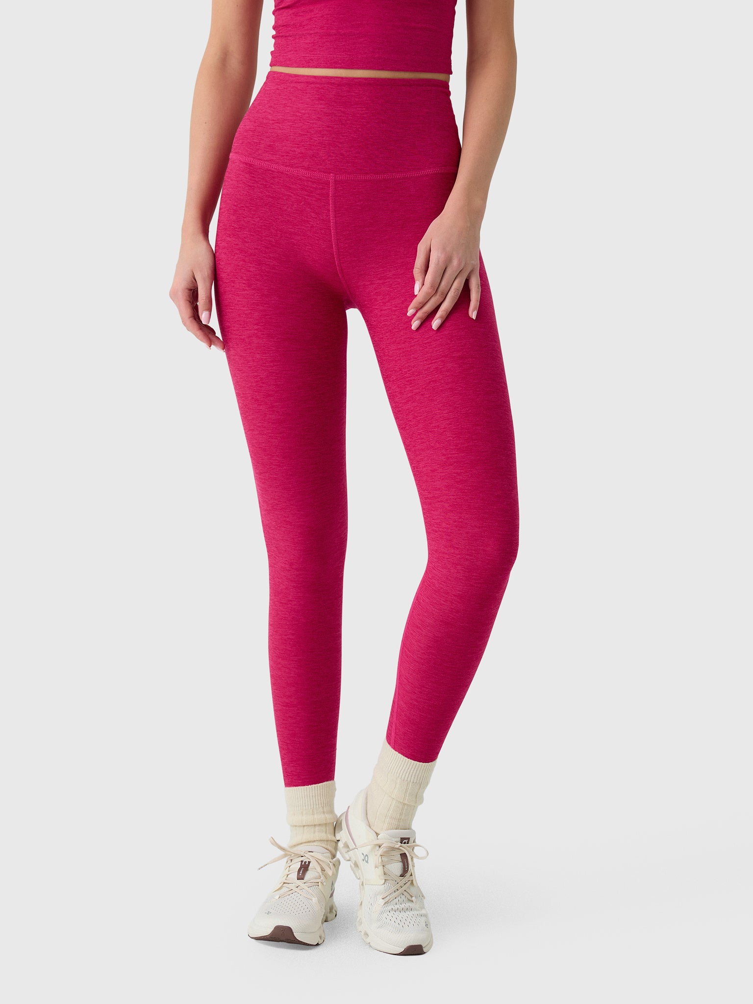 Beyond Yoga Women's Spacedye Caught In The Midi High Waisted Legging - Saint Bernard