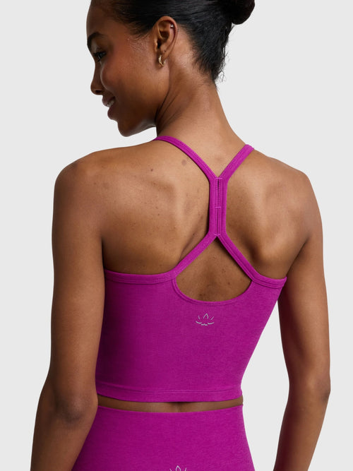 Beyond Yoga Women's Spacedye Slim Racerback Cropped Tank