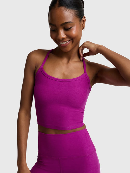 Beyond Yoga Women's Spacedye Slim Racerback Cropped Tank