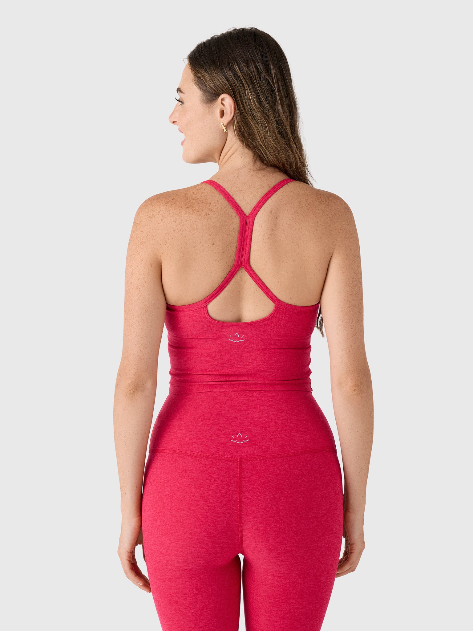 Beyond Yoga Women's Spacedye Slim Racerback Cropped Tank - Saint Bernard