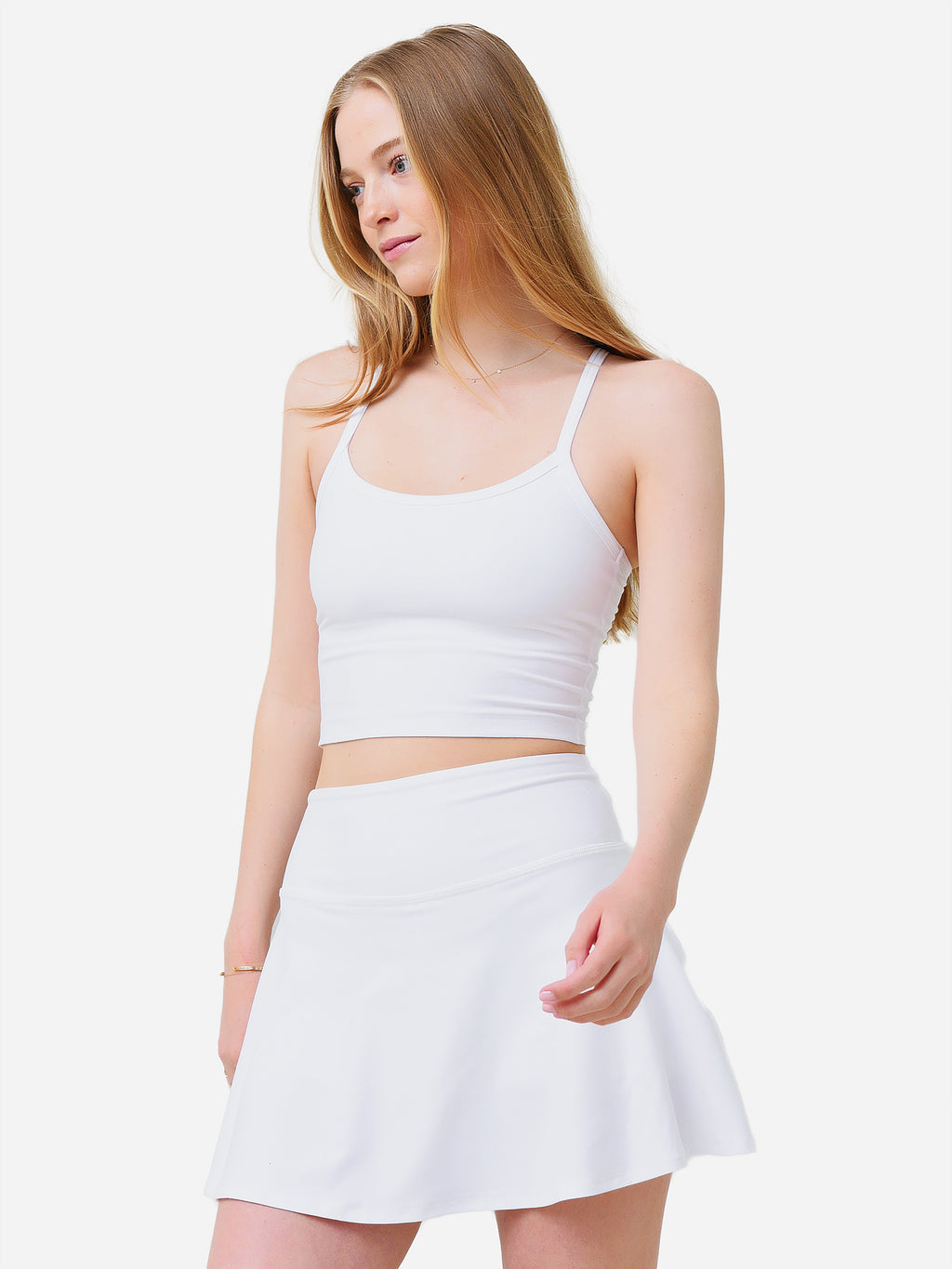 Beyond Yoga Women's Spacedye Slim Racerback Cropped Tank - Saint Bernard