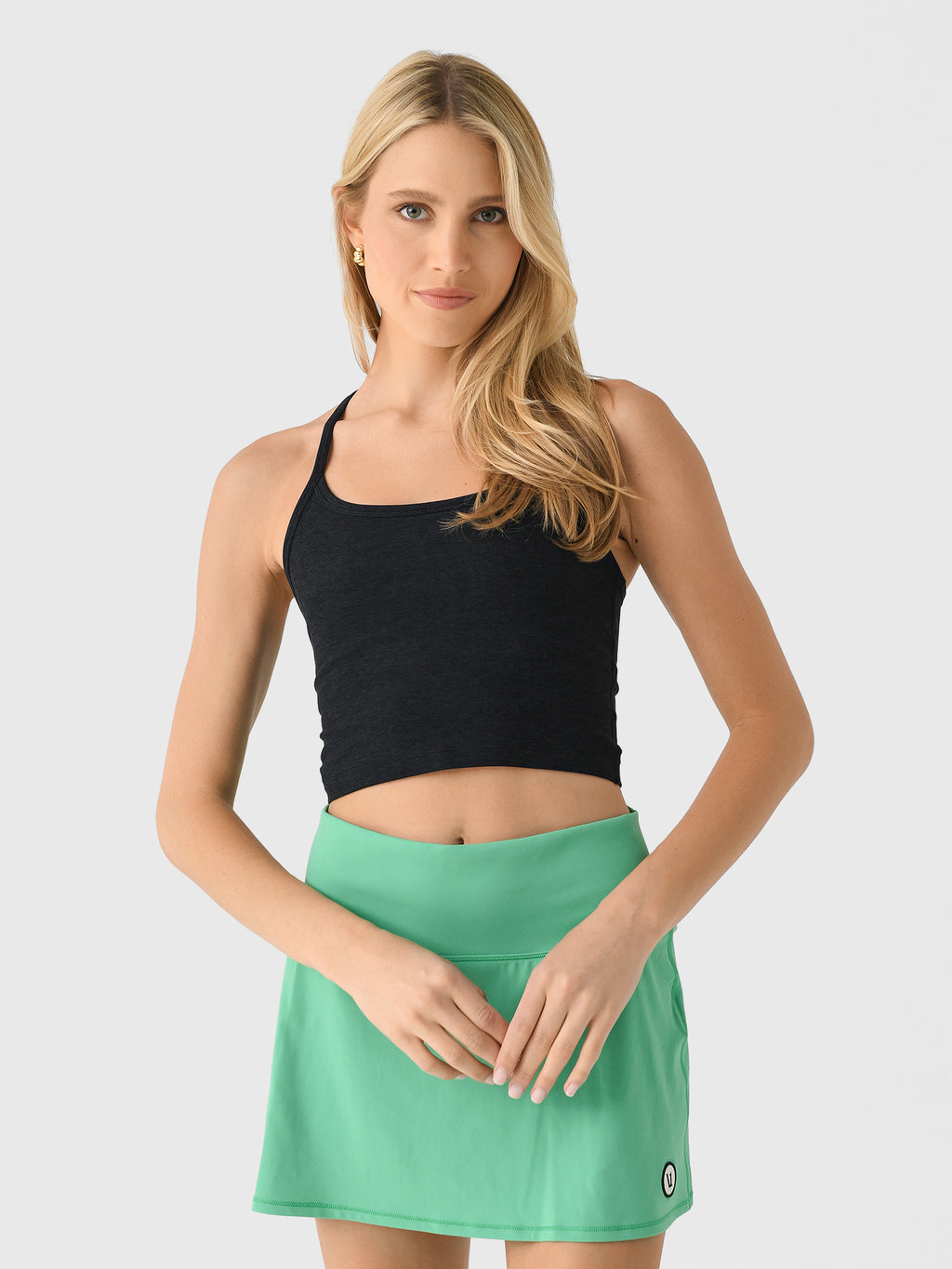 Beyond Yoga Women's Spacedye Slim Racerback Cropped Tank - Saint Bernard