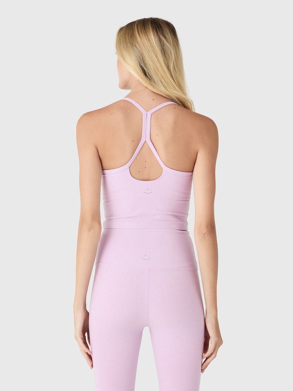 Beyond Yoga Women's Spacedye Slim Racerback Cropped Tank - Saint Bernard
