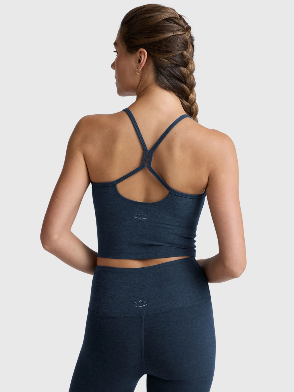Beyond Yoga Women's Spacedye Slim Racerback Cropped Tank - Saint Bernard