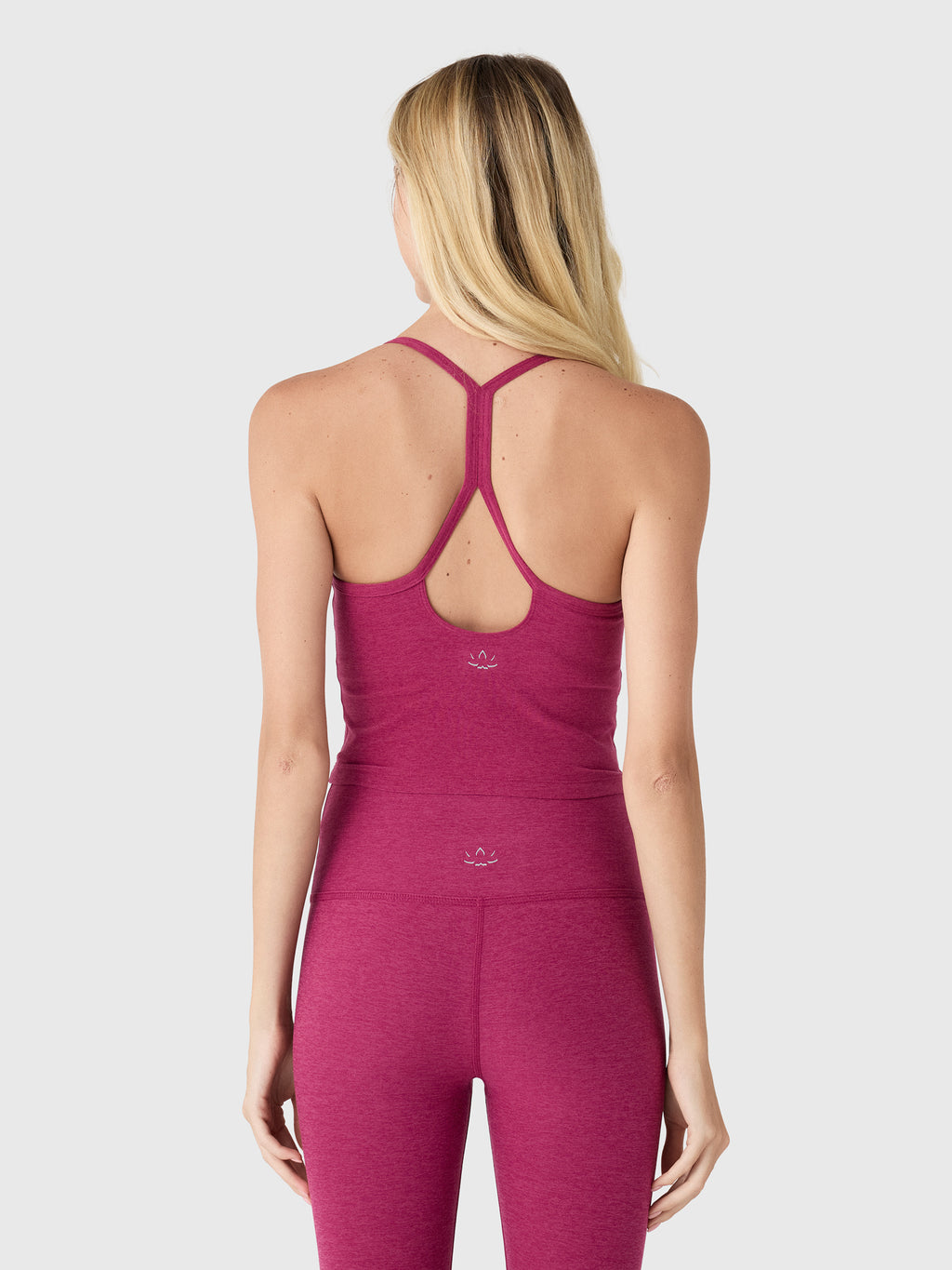 Beyond Yoga Women's Spacedye Slim Racerback Cropped Tank - Saint Bernard