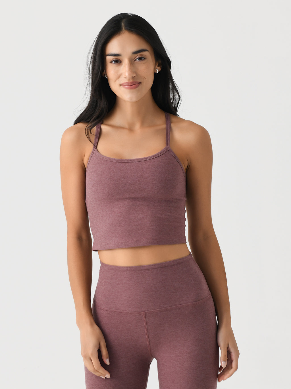 Beyond Yoga Women's Spacedye Slim Racerback Cropped Tank - Saint Bernard