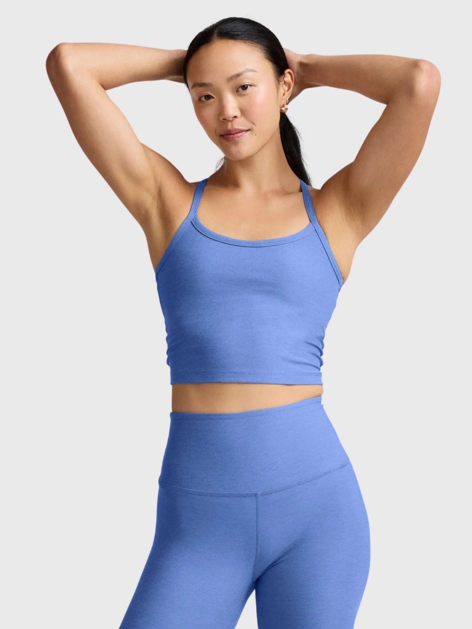 Beyond Yoga Women's Spacedye Slim Racerback Cropped Tank - Saint Bernard