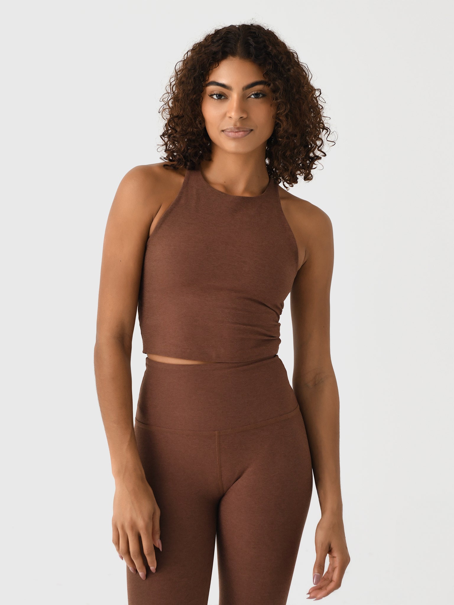 Beyond Yoga Women's Spacedye Refocus Cropped Tank - Saint Bernard