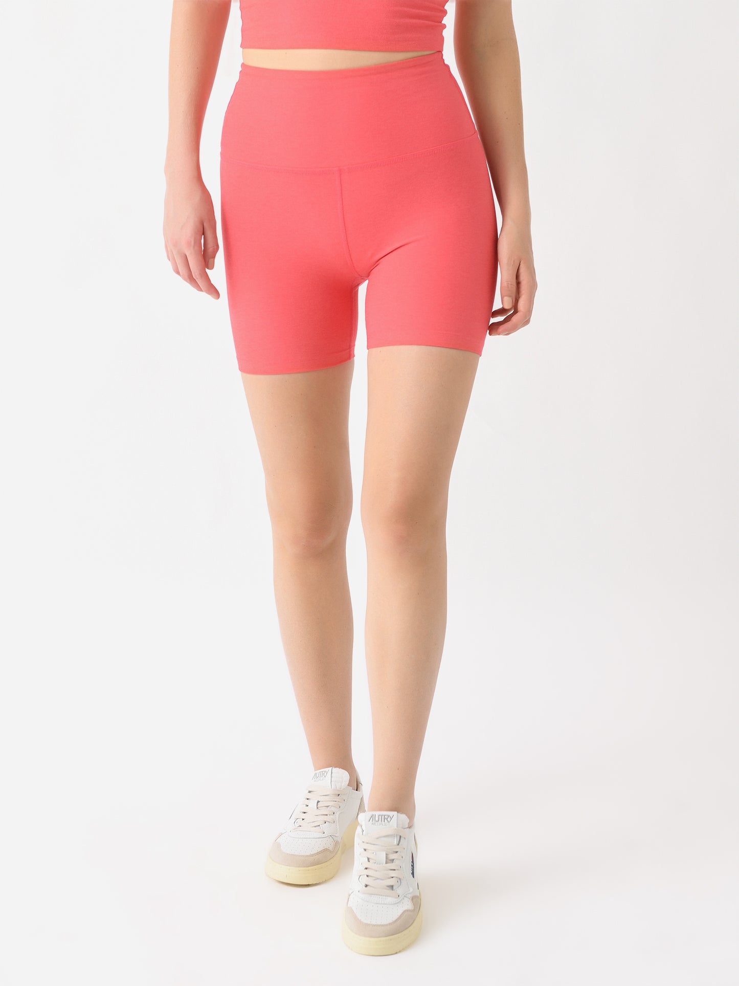 Beyond Yoga Women's Spacedye Keep Pace Biker Short - Saint Bernard