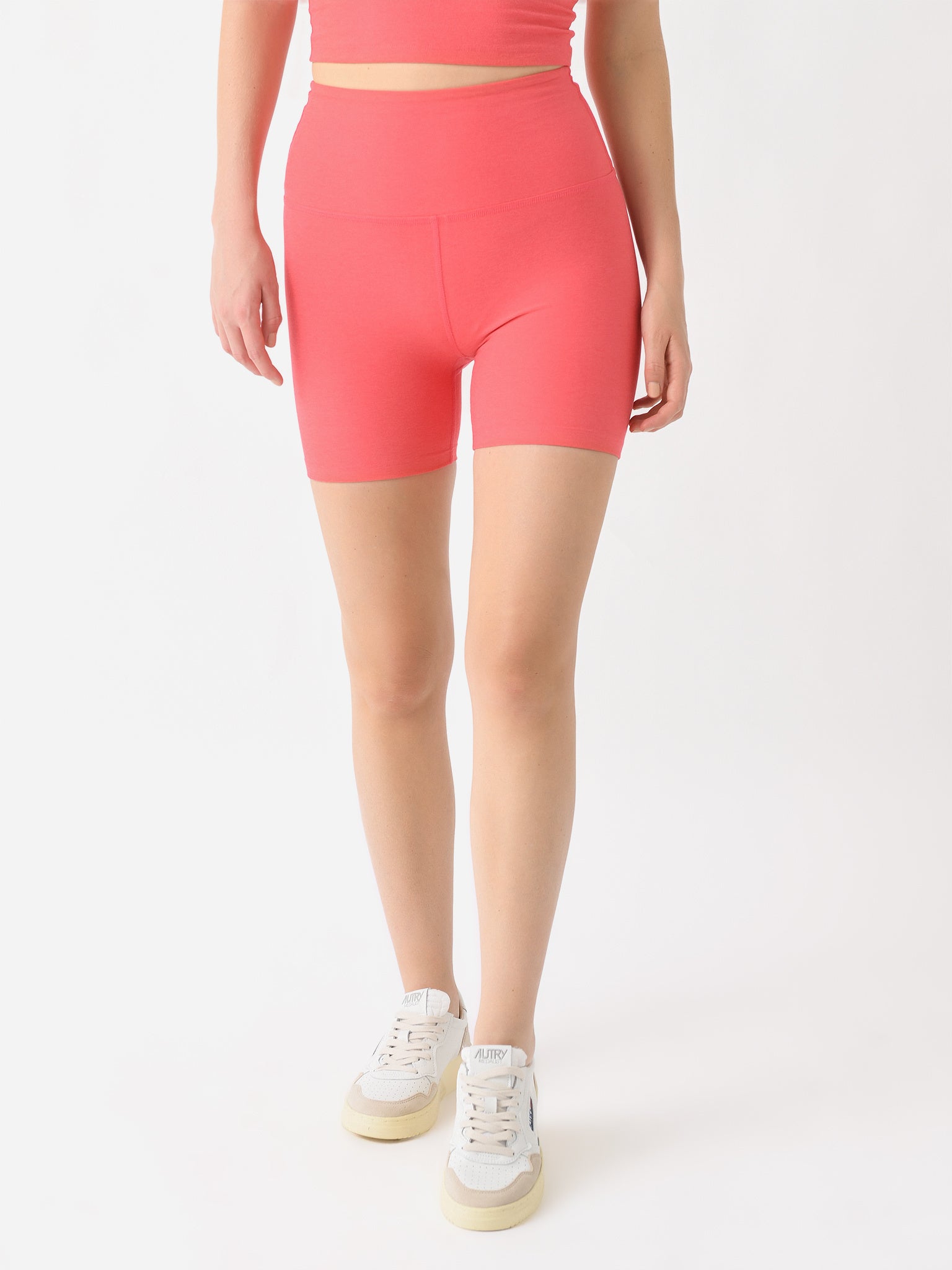 Beyond Yoga Women's Spacedye Keep Pace Biker Short - Saint Bernard