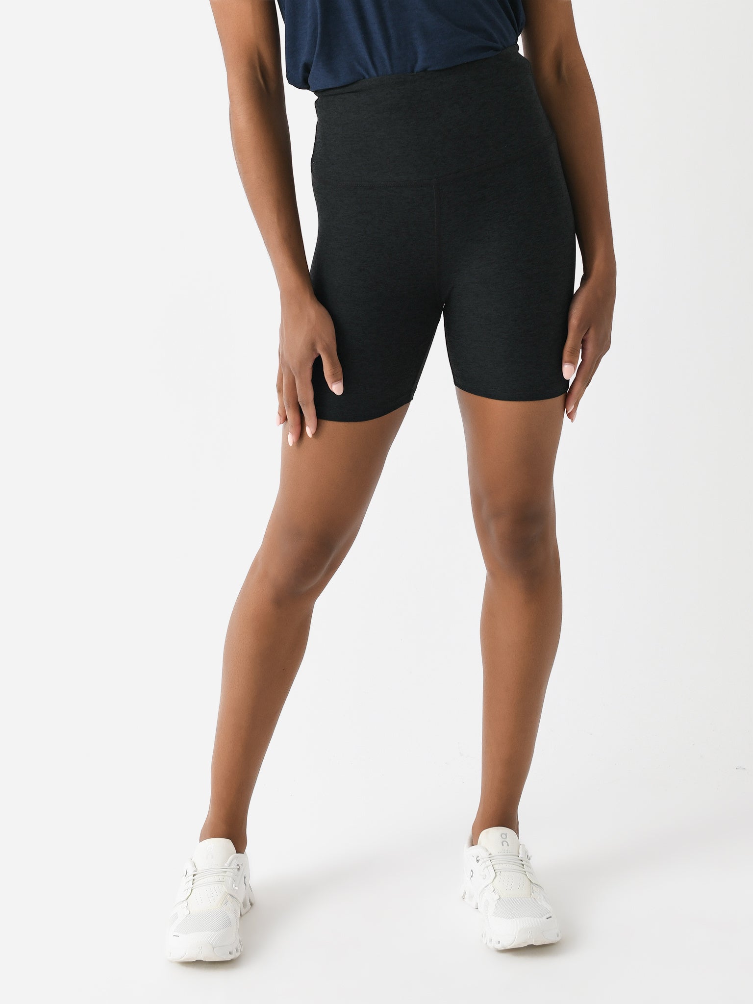 Beyond Yoga Women's Spacedye Keep Pace Biker Short - Saint Bernard