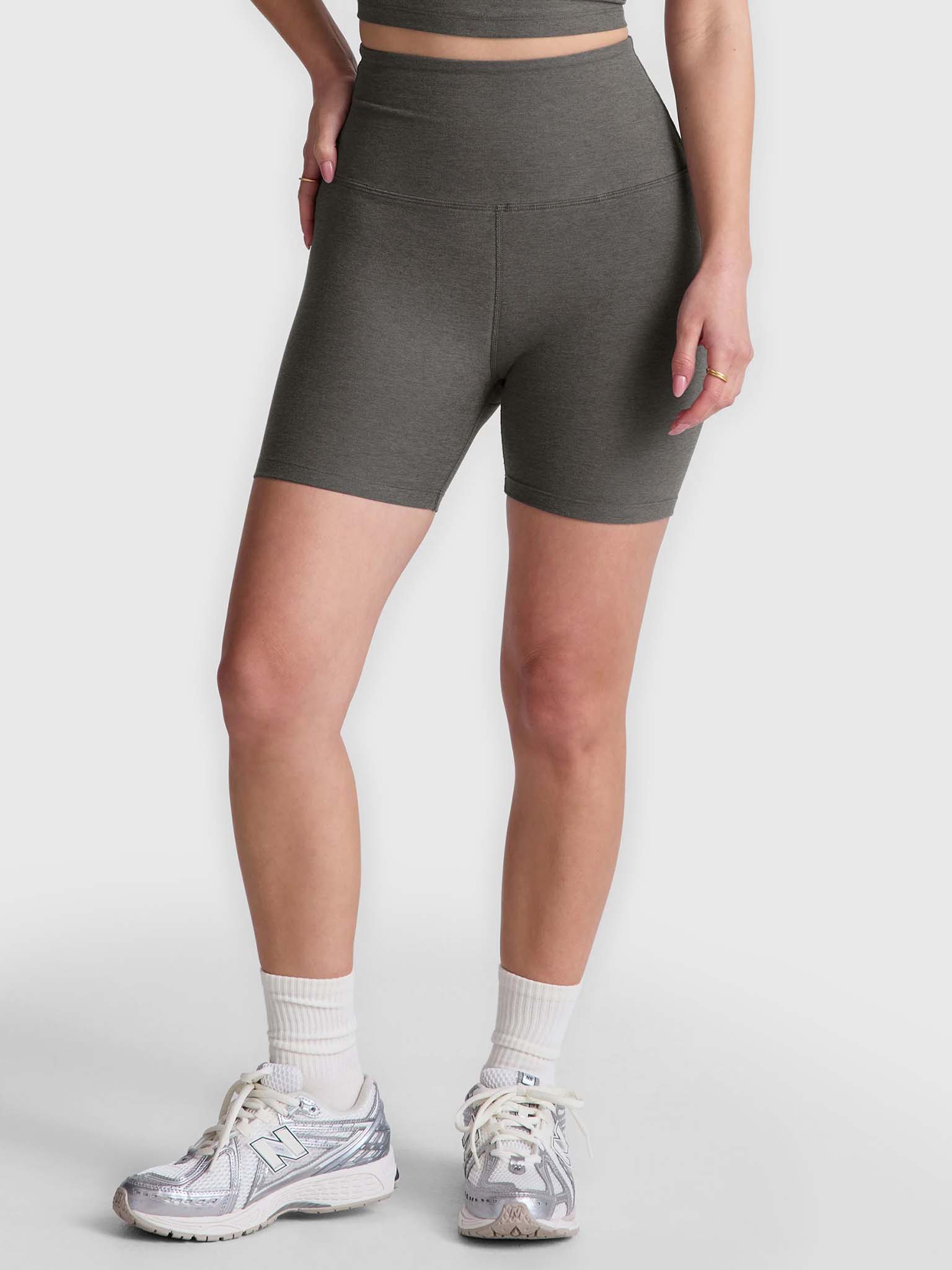 Beyond Yoga Women's Spacedye Keep Pace Biker Short - Saint Bernard