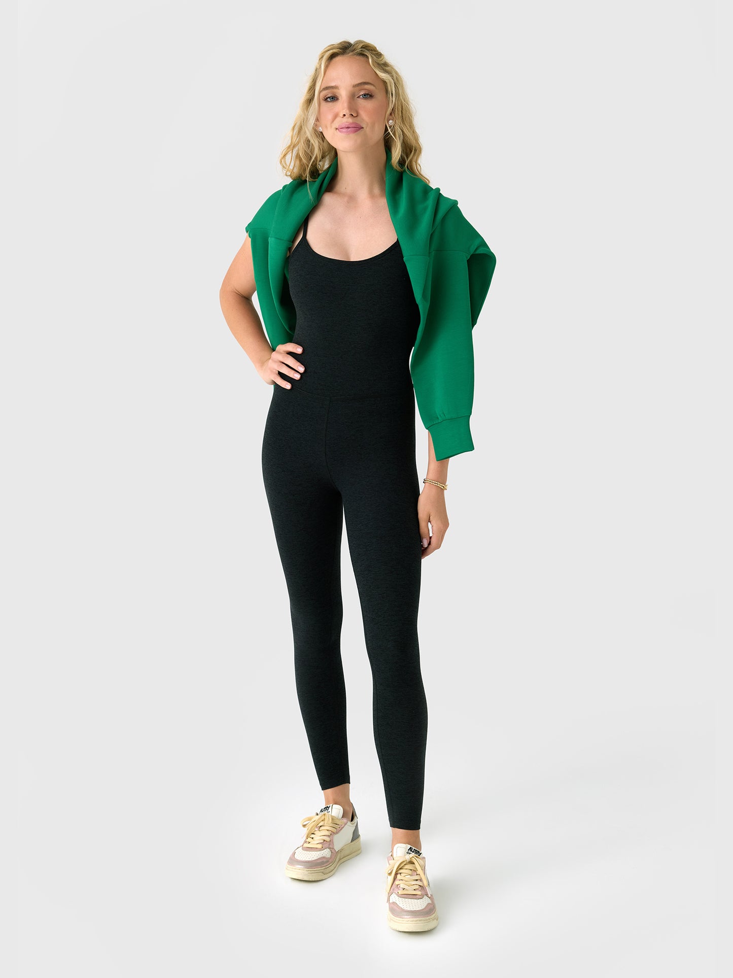 Beyond Yoga Women's Spacedye Uplevel Midi Jumpsuit - Saint Bernard