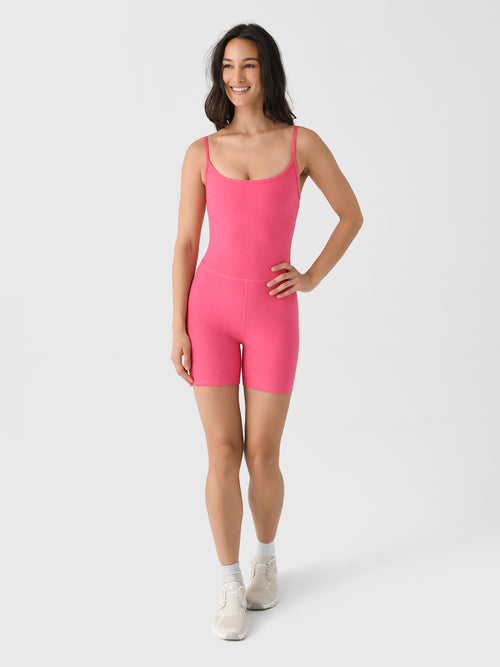 Beyond Yoga Women's Spacedye Keep Pace Biker Jumpsuit