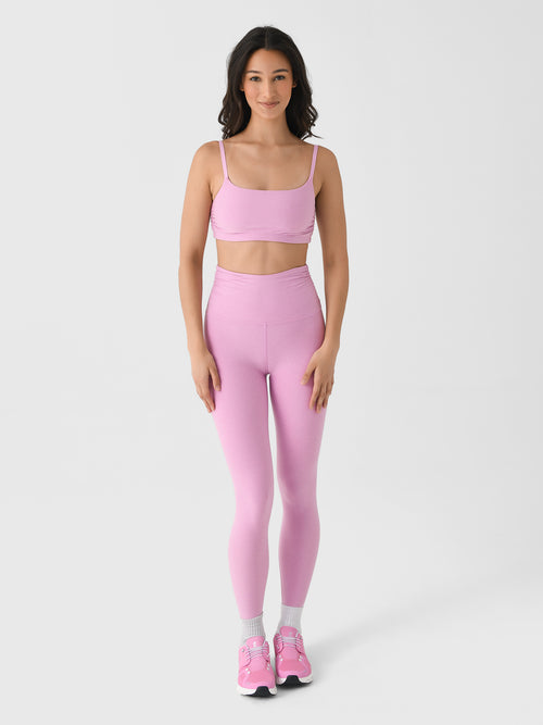 Beyond Yoga Women's Spacedye Raise The Barre Shirred Bra
