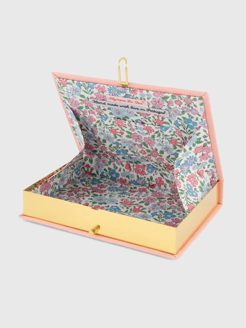 Olympia Le-Tan Pink Seashell Book Clutch