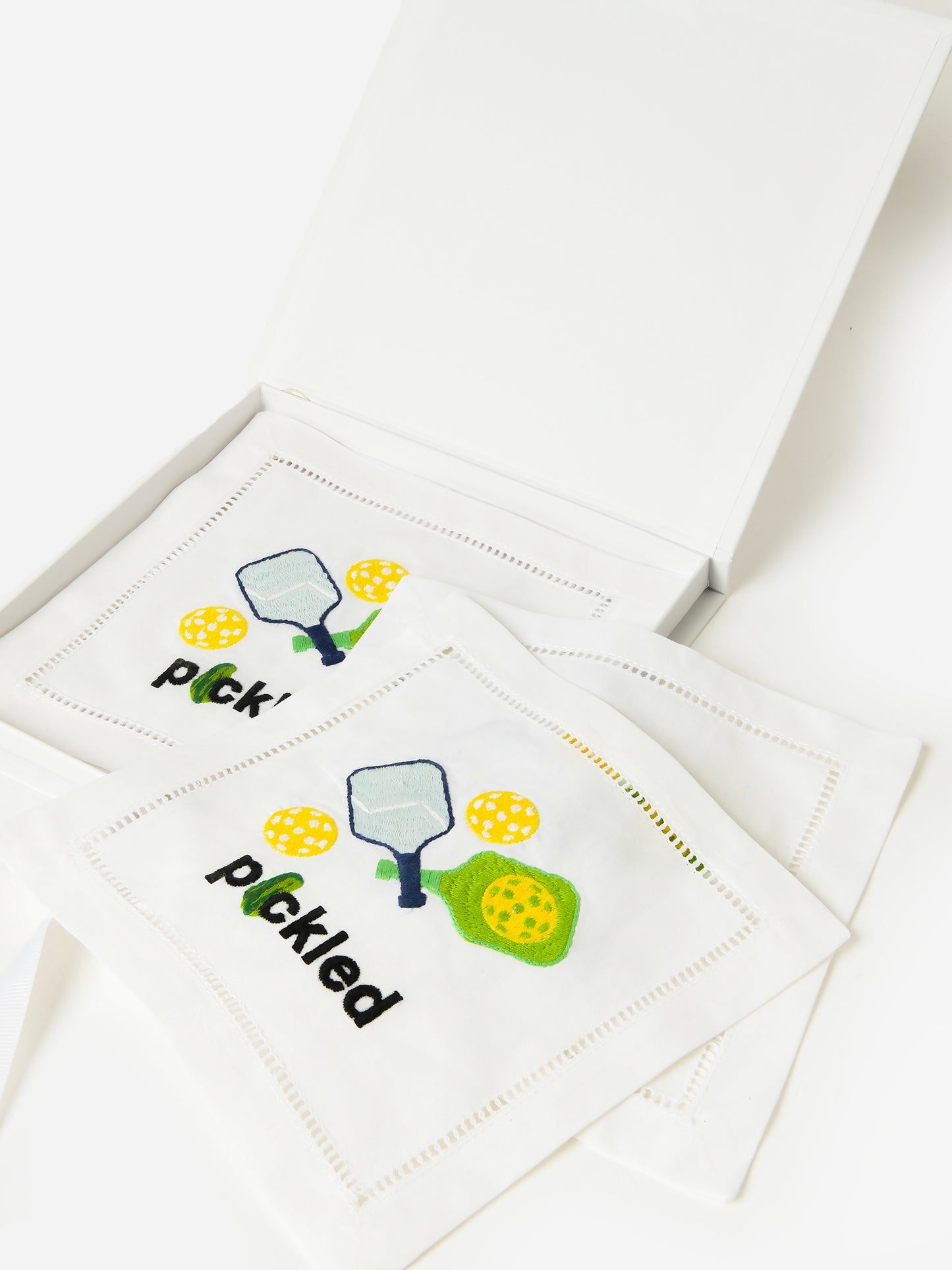 August Morgan Pickled Cocktail Napkin Set - Saint Bernard