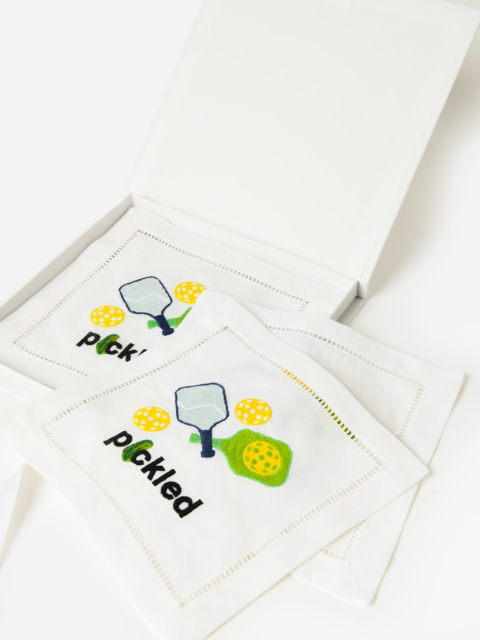 August Morgan Pickled Cocktail Napkin Set - Saint Bernard