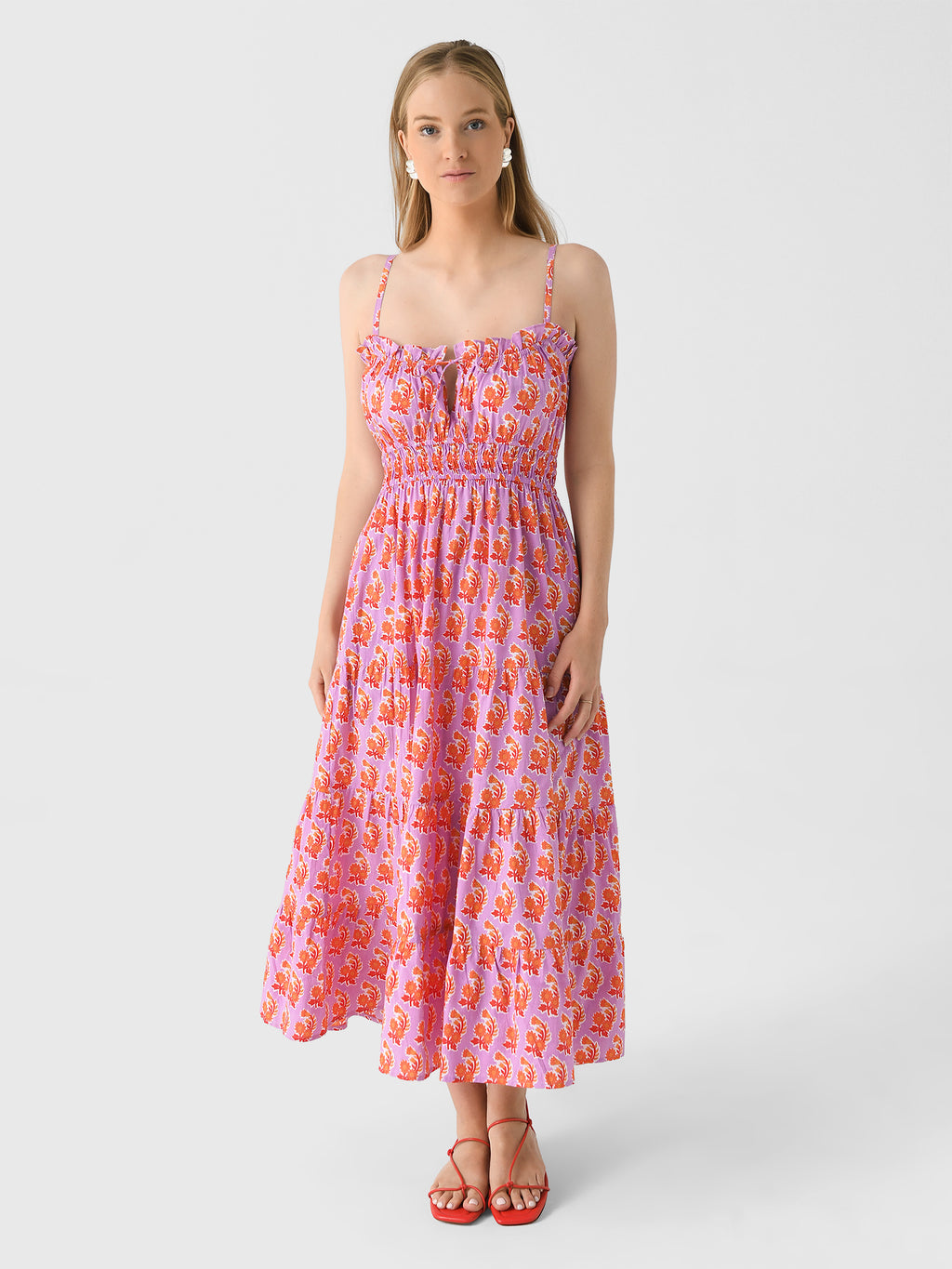 Pink City Prints Women's Seychelles Dress - Saint Bernard