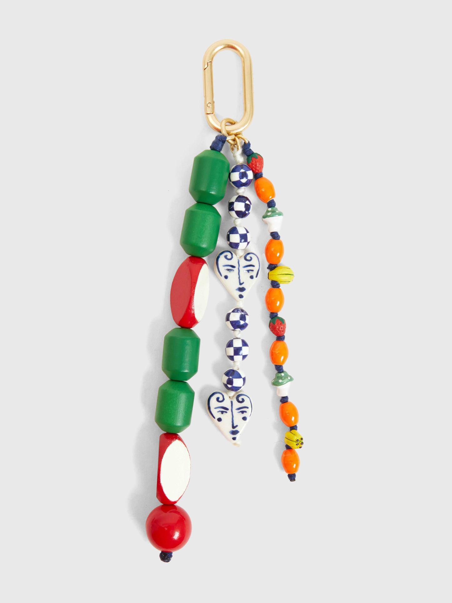 Clare V. L'Été Beaded Fob - Saint Bernard