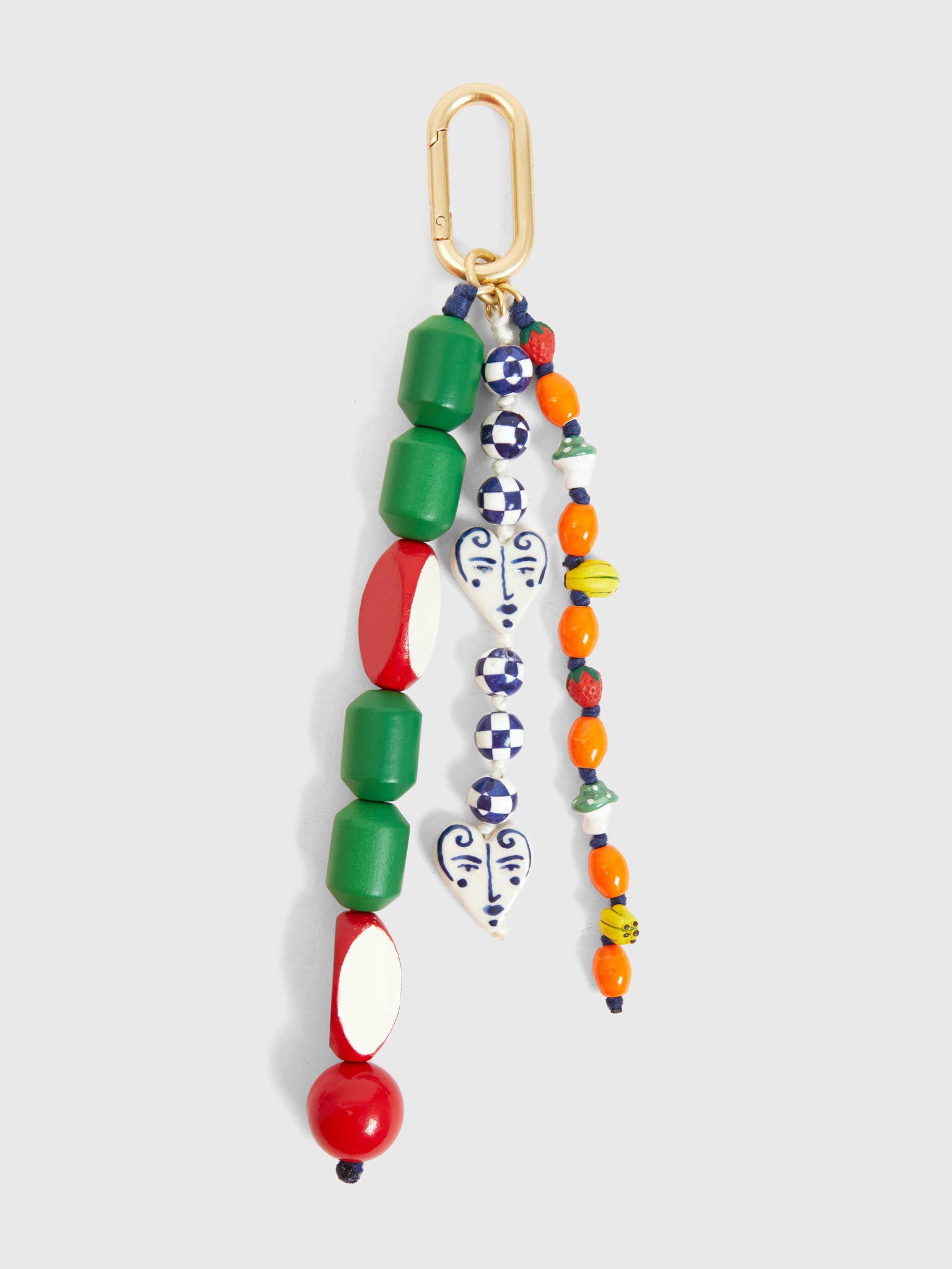 Clare V. L'Été Beaded Fob - Saint Bernard