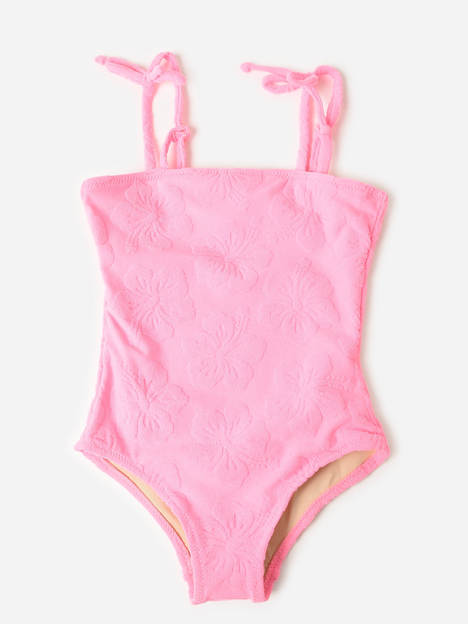 Shade Critters Girls' Terry One-Piece Swimsuit - Saint Bernard