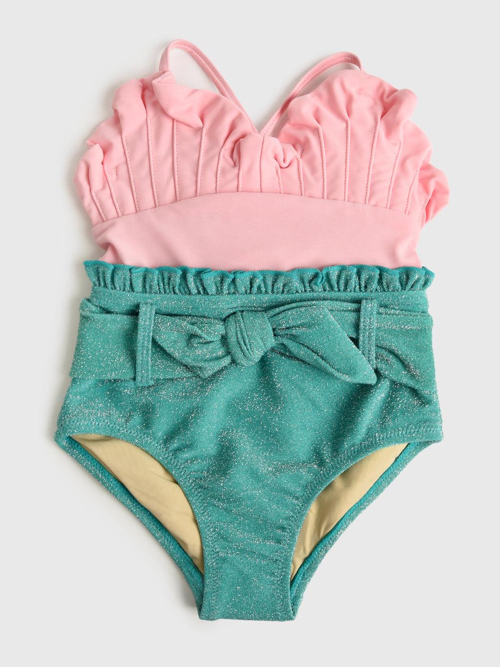 Shade Critters Girls' H2O Shimmer One-Piece Swimsuit - Saint Bernard
