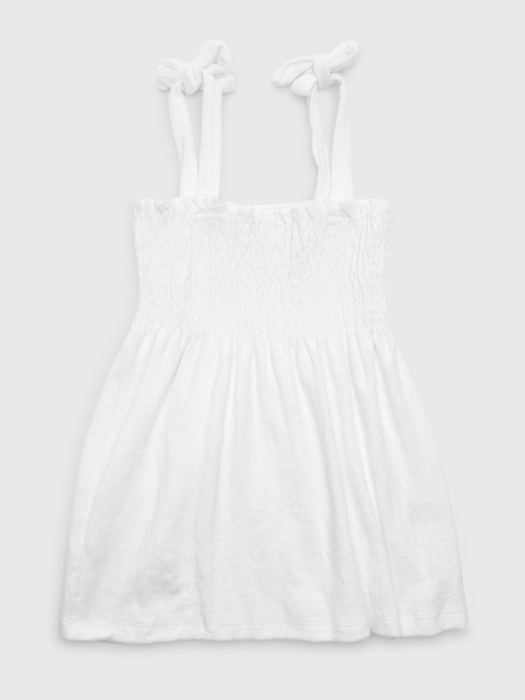 Shade Critters Girls' Terry Smocked Tank Dress - Saint Bernard